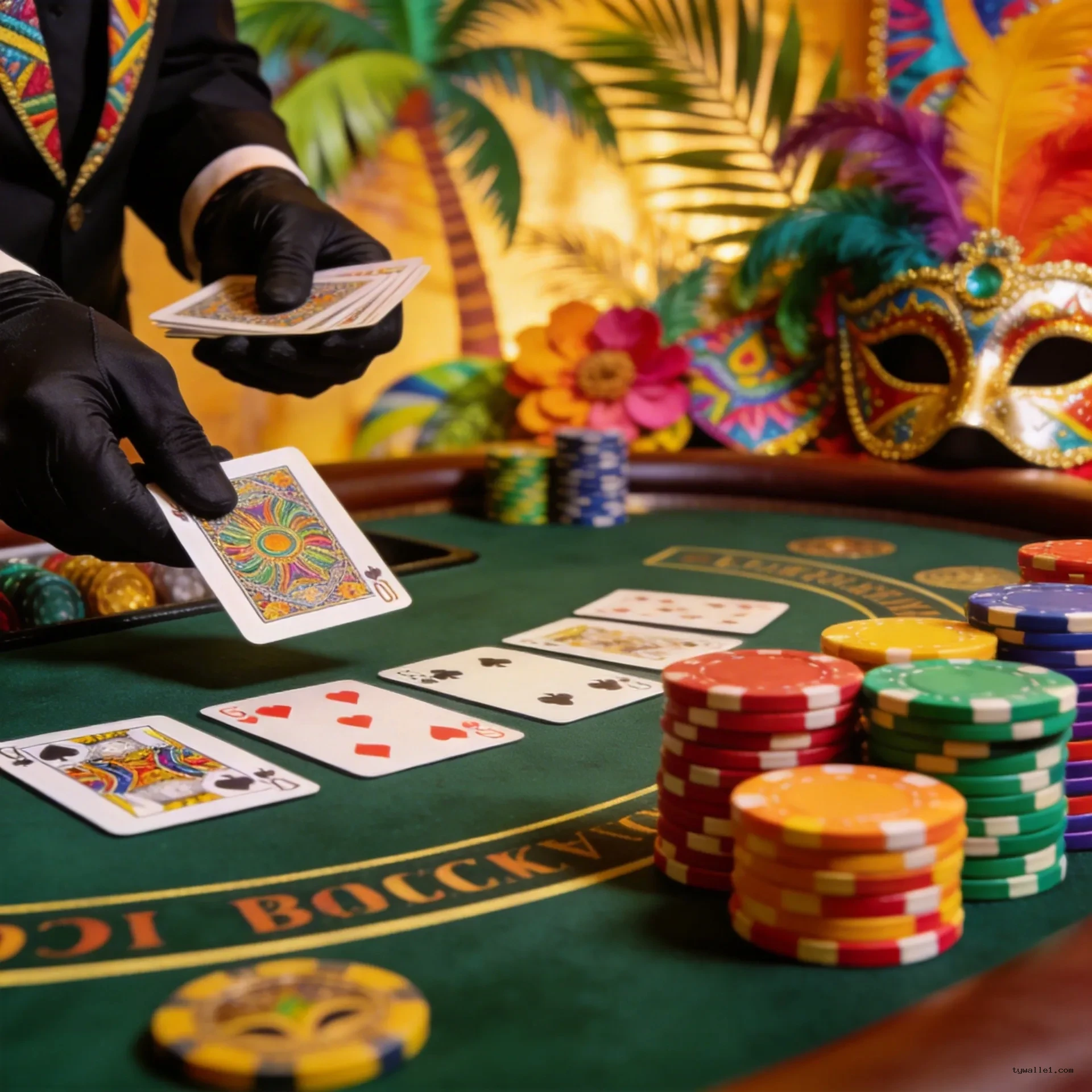 Mesa de Blackjack Tywalle